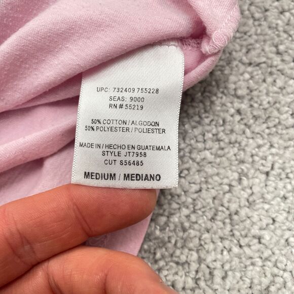 Disney Minie Mouse Graphic T-Shirt Juniors Medium Pink Round Neck Casual Tee - Picture 9 of 14